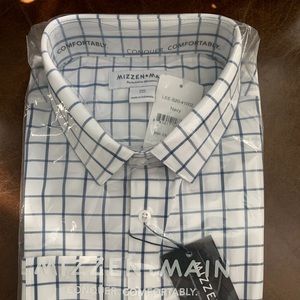 Mizzen + Main dress shirt NWT XXL